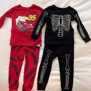 Pack of 2 - 2T Gap 100% Organic Cotton PJs long sleeve and pants Sets